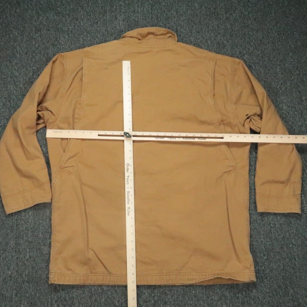 LL Bean Jacket Mens Extra Large Brown Corduroy Collar Lined Chore‎ Barn VTG XL - Picture 4 of 8